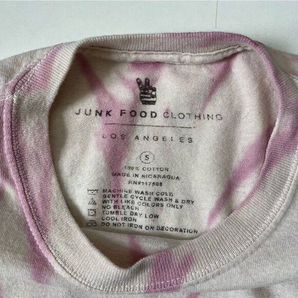 Junk food Snoopy Peanuts Tie Dye Graphic Tee Small - Picture 5 of 8